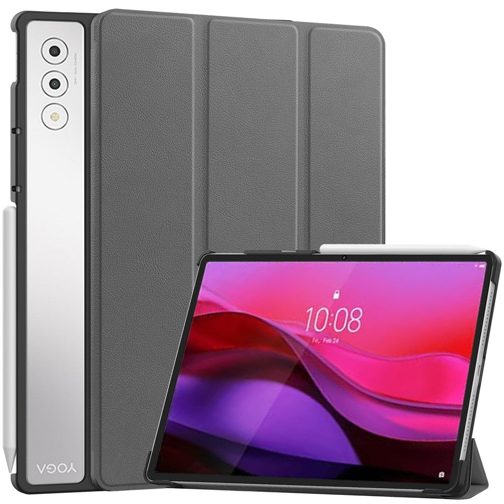 For Lenovo Yoga Tab Plus Case Anti-Drop Leather Stand Tablet Cover