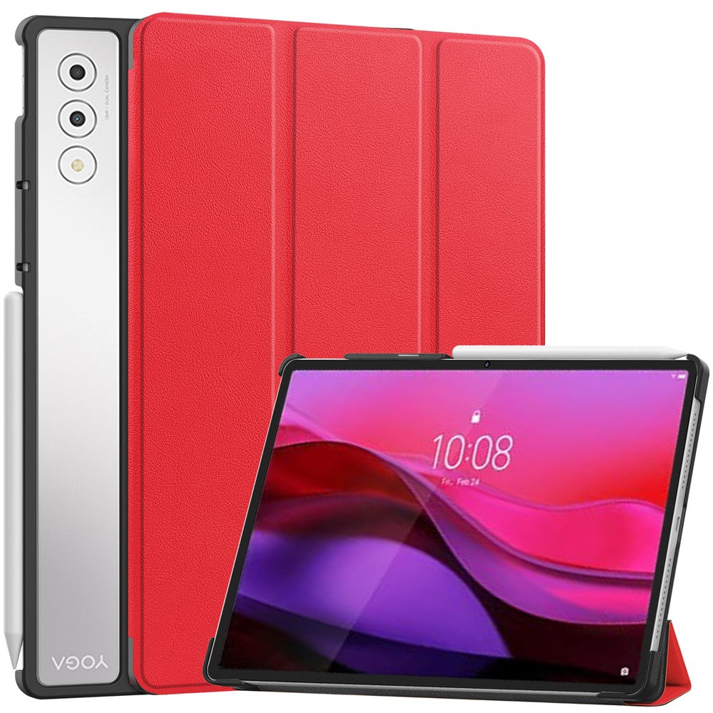 For Lenovo Yoga Tab Plus Case Anti-Drop Leather Stand Tablet Cover