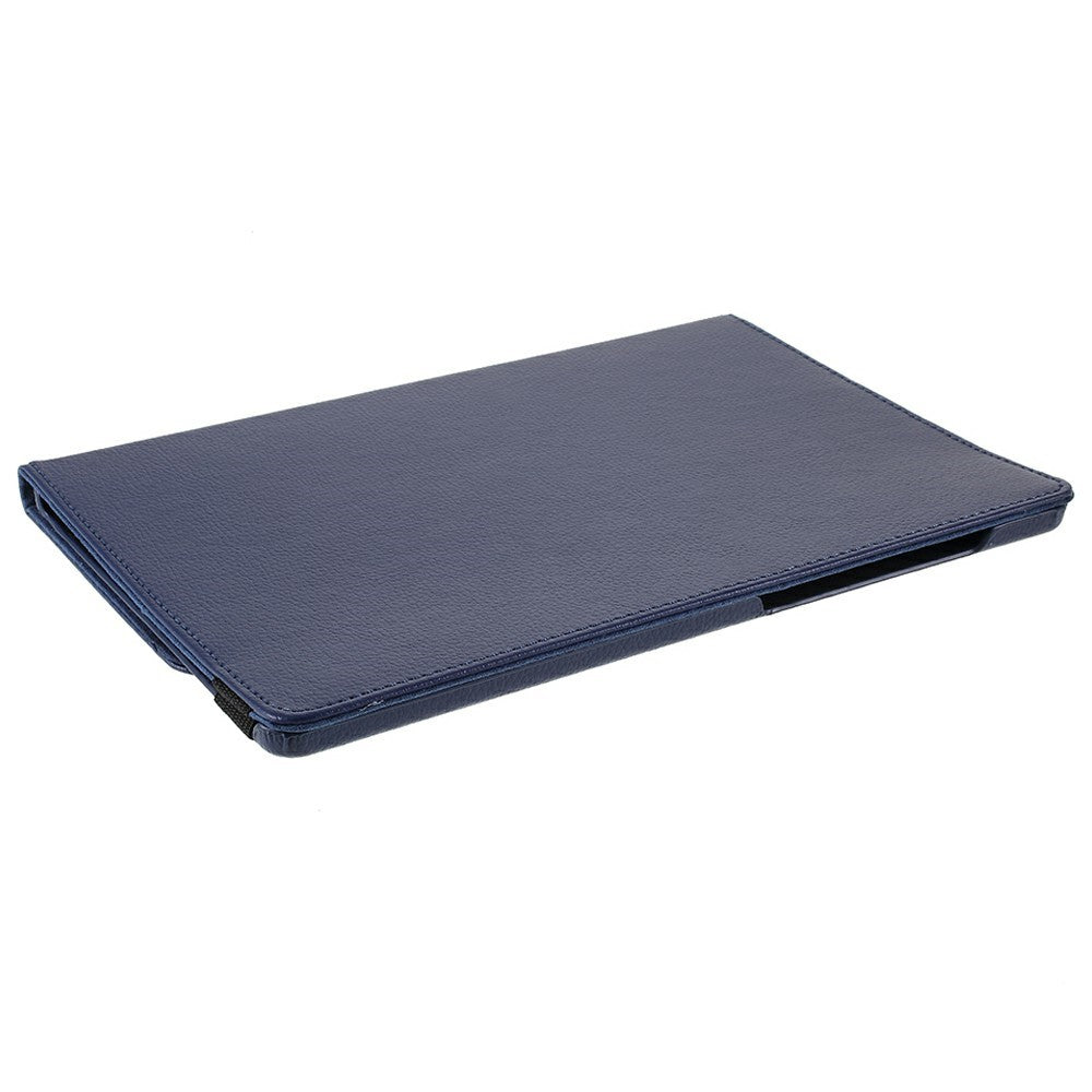 For Samsung Galaxy Tab S10 FE+ Case Rotating Stand PU Leather + PC Tablet Cover with Elastic Band