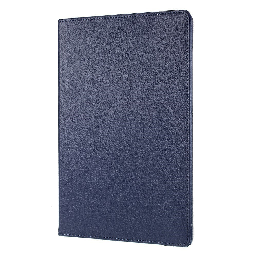 For Samsung Galaxy Tab S10 FE+ Case Rotating Stand PU Leather + PC Tablet Cover with Elastic Band