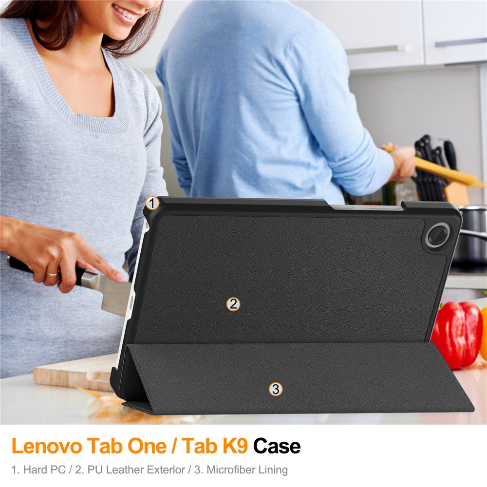 For Lenovo Tab K9  /  Tab One Case Anti-Drop Leather Stand Tablet Cover