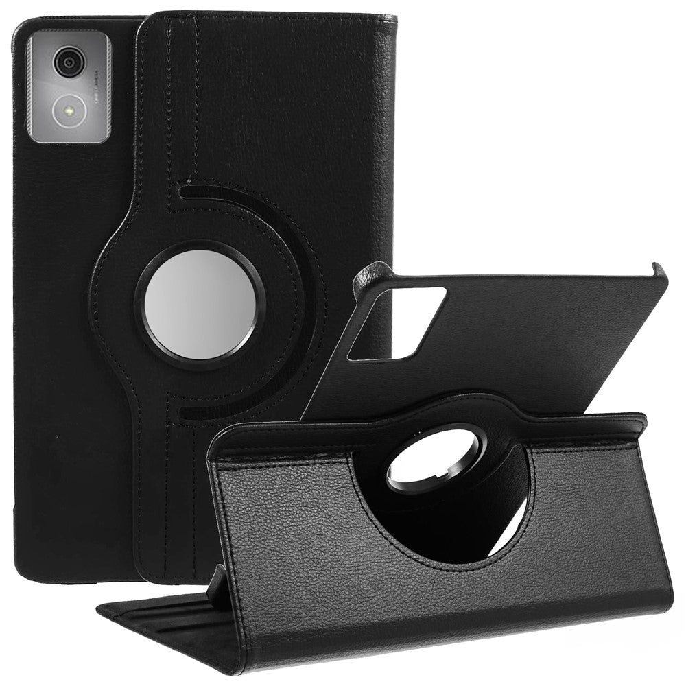 For Lenovo Tab K11 Gen 2 / Idea Tab / Xiaoxin Pad 11 2025 Case Rotating Stand PU Leather + PC Tablet Cover with Elastic Band