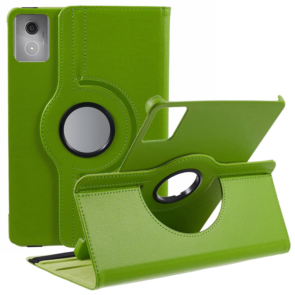 For Lenovo Tab K11 Gen 2 / Idea Tab / Xiaoxin Pad 11 2025 Case Rotating Stand PU Leather + PC Tablet Cover with Elastic Band