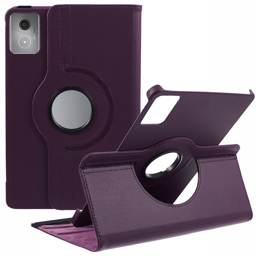 For Lenovo Tab K11 Gen 2 / Idea Tab / Xiaoxin Pad 11 2025 Case Rotating Stand PU Leather + PC Tablet Cover with Elastic Band
