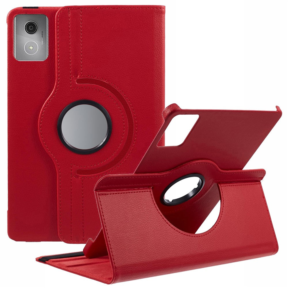 For Lenovo Tab K11 Gen 2 / Idea Tab / Xiaoxin Pad 11 2025 Case Rotating Stand PU Leather + PC Tablet Cover with Elastic Band