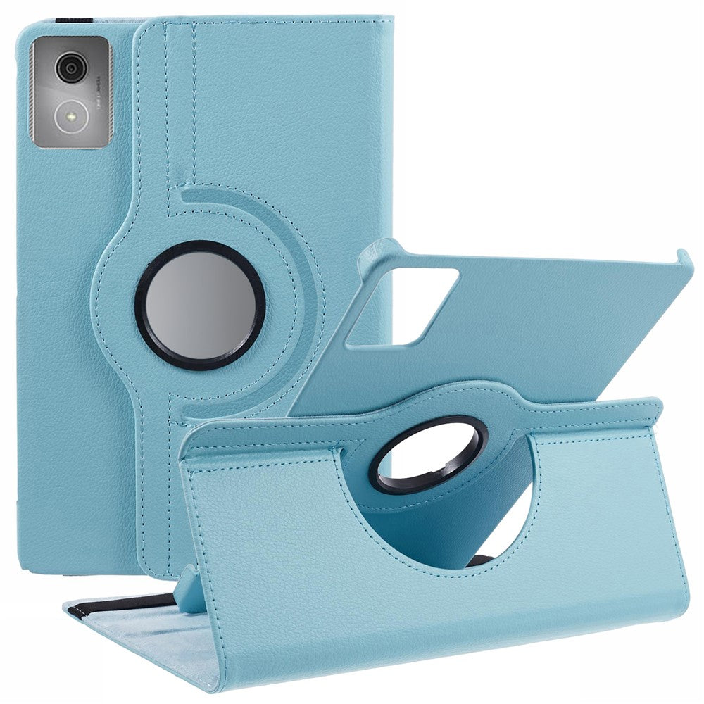 For Lenovo Tab K11 Gen 2 / Idea Tab / Xiaoxin Pad 11 2025 Case Rotating Stand PU Leather + PC Tablet Cover with Elastic Band