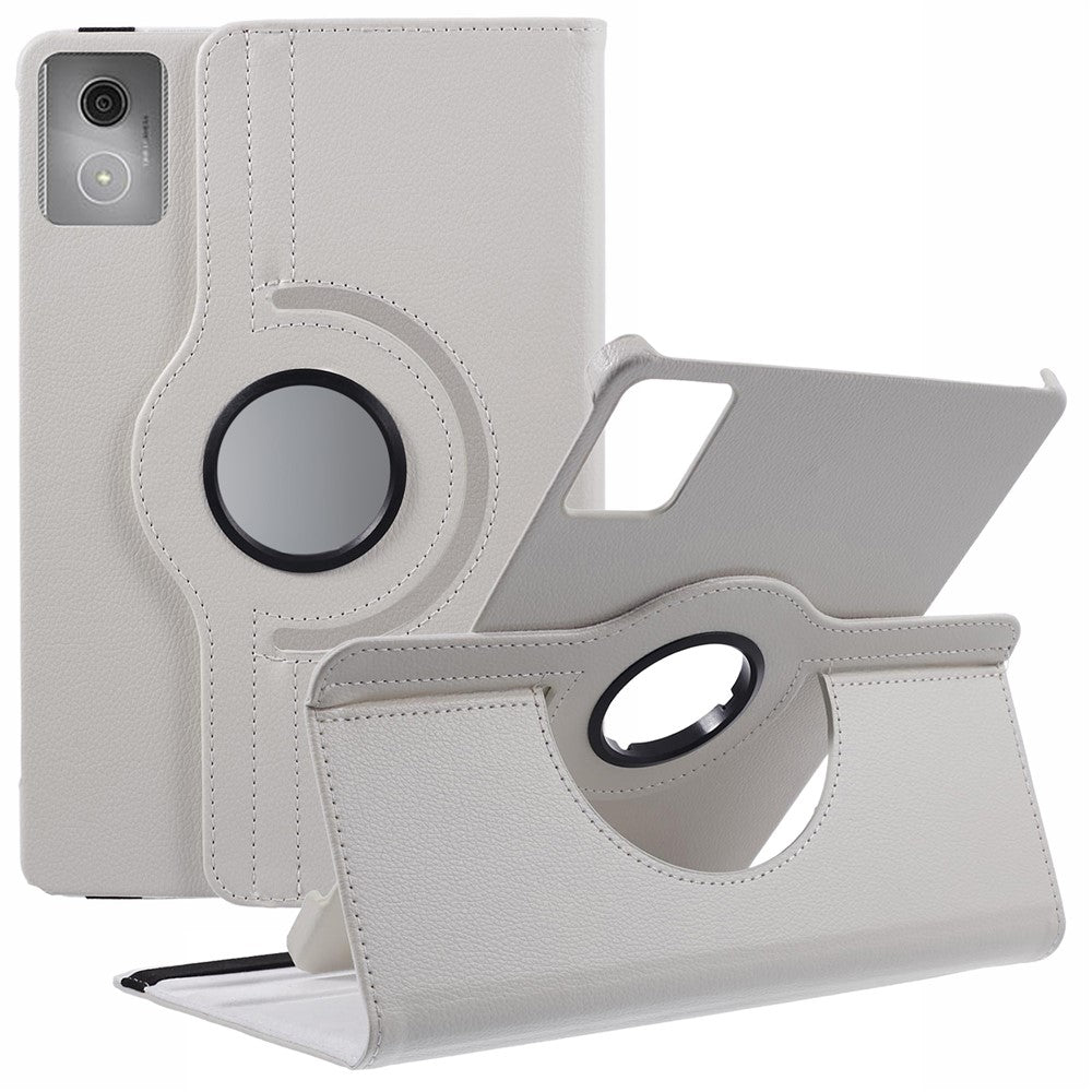 For Lenovo Tab K11 Gen 2 / Idea Tab / Xiaoxin Pad 11 2025 Case Rotating Stand PU Leather + PC Tablet Cover with Elastic Band