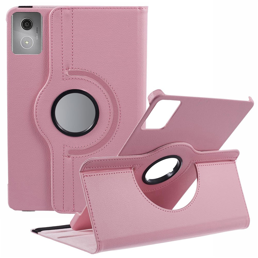 For Lenovo Tab K11 Gen 2 / Idea Tab / Xiaoxin Pad 11 2025 Case Rotating Stand PU Leather + PC Tablet Cover with Elastic Band