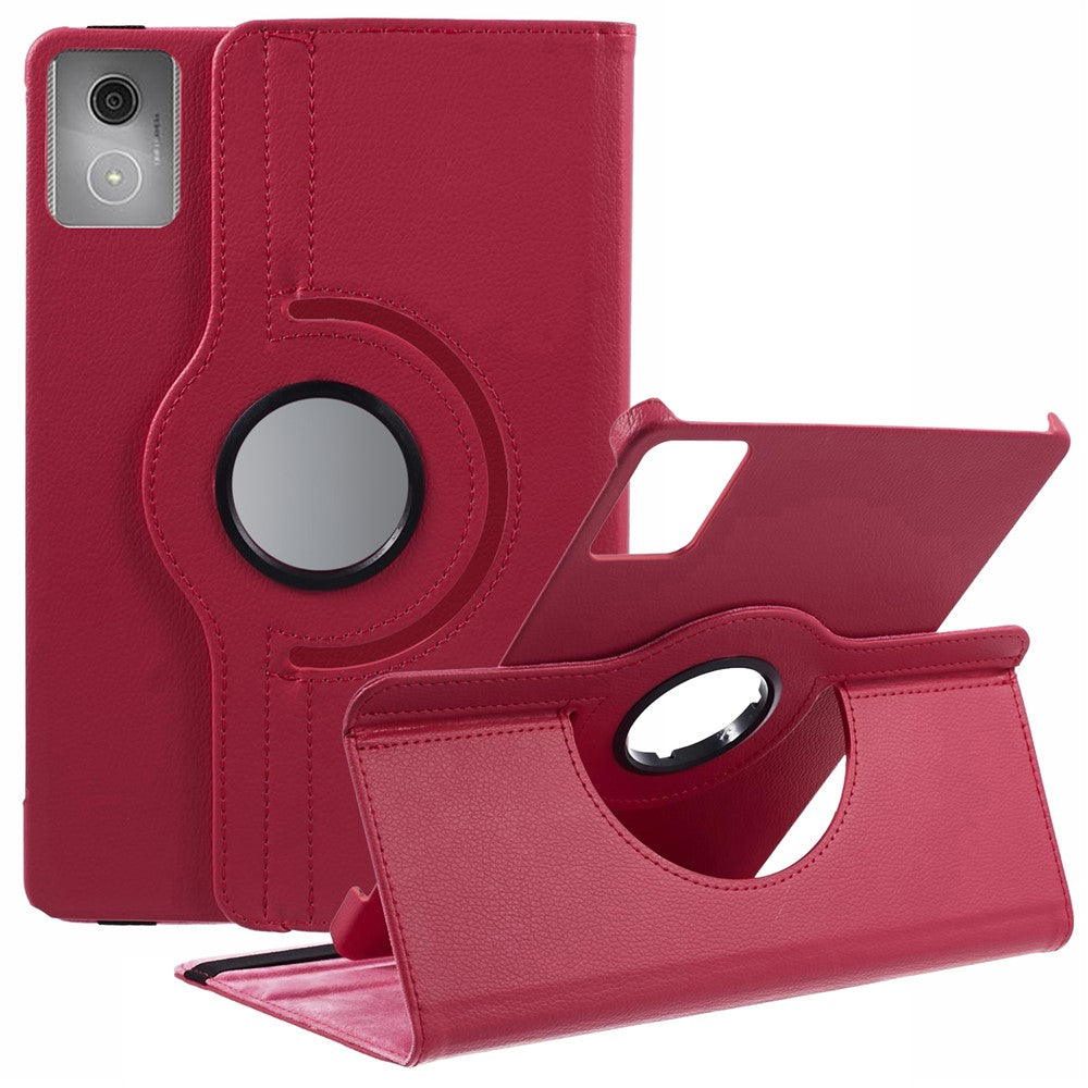 For Lenovo Tab K11 Gen 2 / Idea Tab / Xiaoxin Pad 11 2025 Case Rotating Stand PU Leather + PC Tablet Cover with Elastic Band