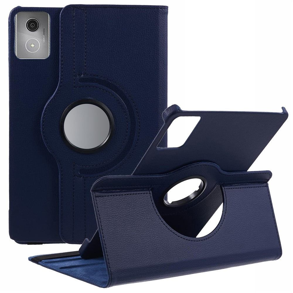 For Lenovo Tab K11 Gen 2 / Idea Tab / Xiaoxin Pad 11 2025 Case Rotating Stand PU Leather + PC Tablet Cover with Elastic Band