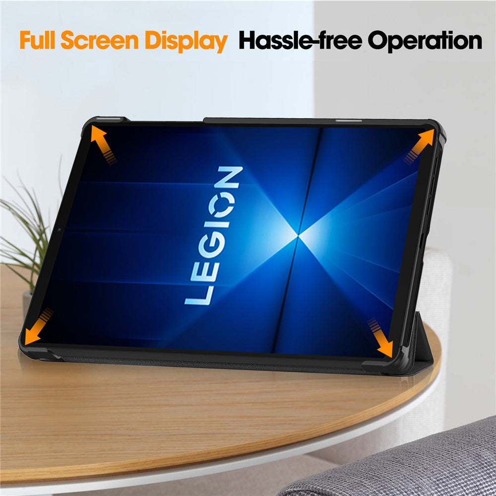For Lenovo Legion Y700 Gen 4 Case Anti-Drop Leather Stand Tablet Cover