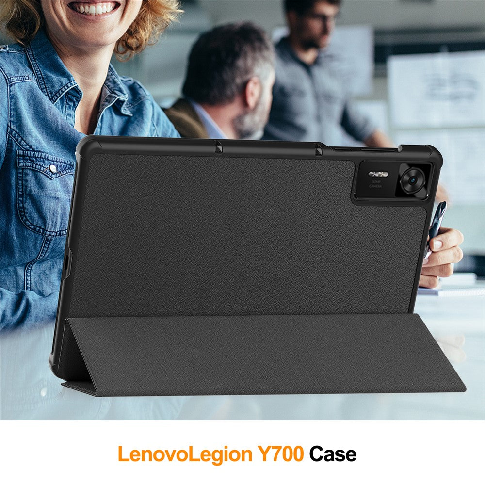 For Lenovo Legion Y700 Gen 4 Case Anti-Drop Leather Stand Tablet Cover