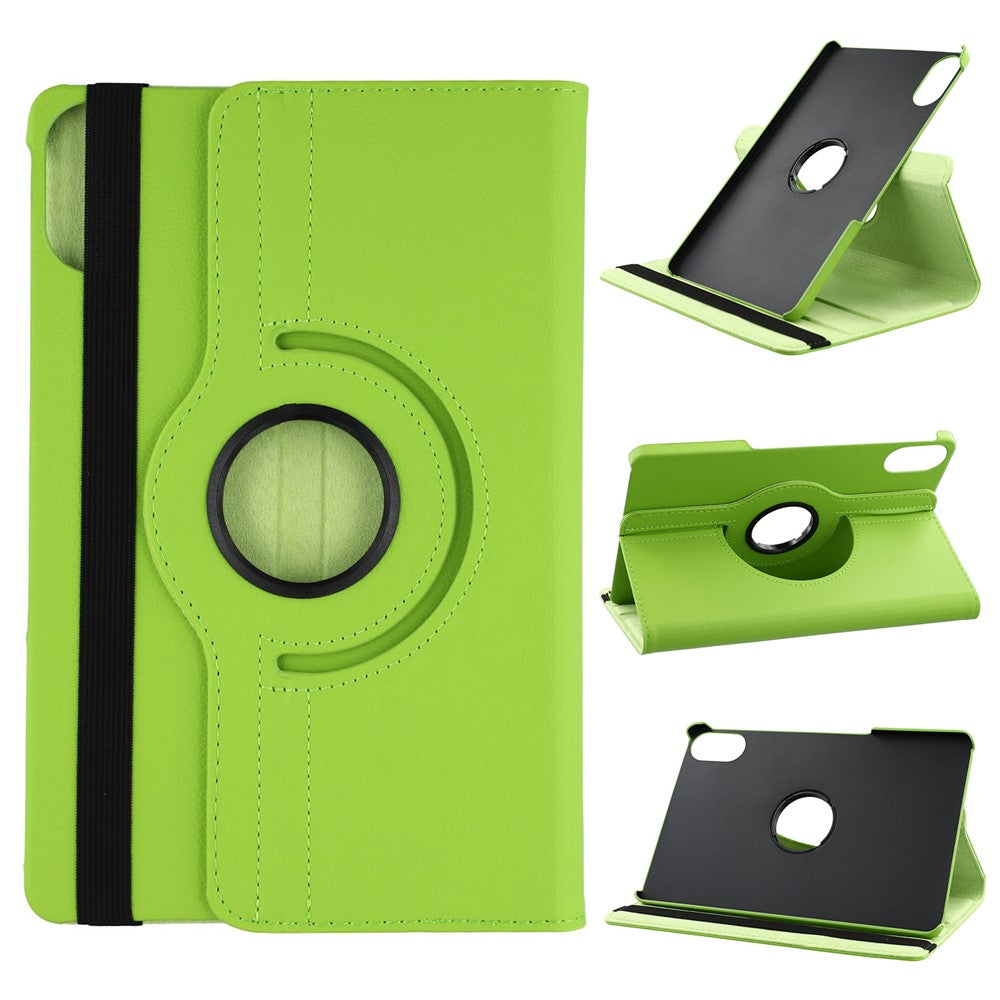 For Xiaomi Redmi Pad 2 Case Rotating Stand PU Leather + PC Tablet Cover with Elastic Band