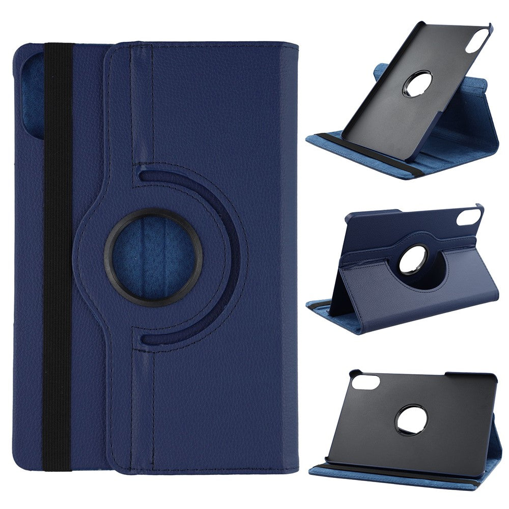 For Xiaomi Redmi Pad 2 Case Rotating Stand PU Leather + PC Tablet Cover with Elastic Band