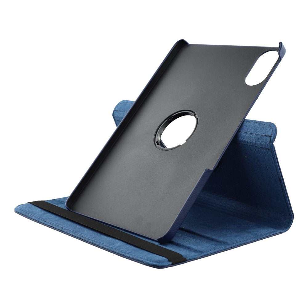 For Xiaomi Redmi Pad 2 Case Rotating Stand PU Leather + PC Tablet Cover with Elastic Band