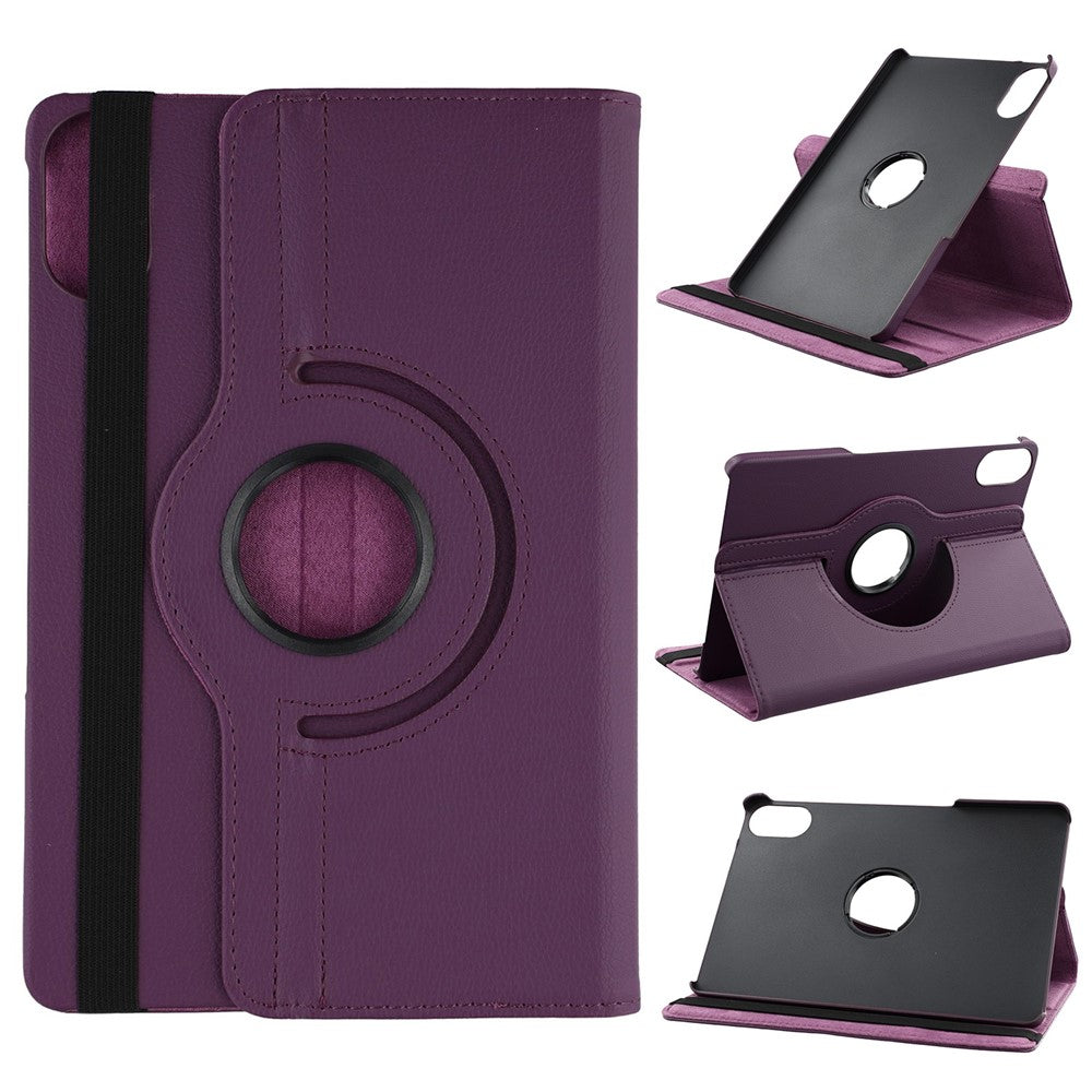 For Xiaomi Redmi Pad 2 Case Rotating Stand PU Leather + PC Tablet Cover with Elastic Band