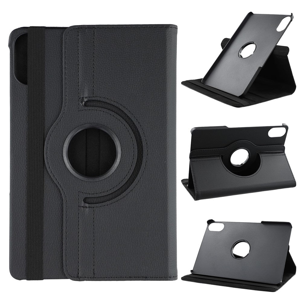 For Xiaomi Redmi Pad 2 Case Rotating Stand PU Leather + PC Tablet Cover with Elastic Band