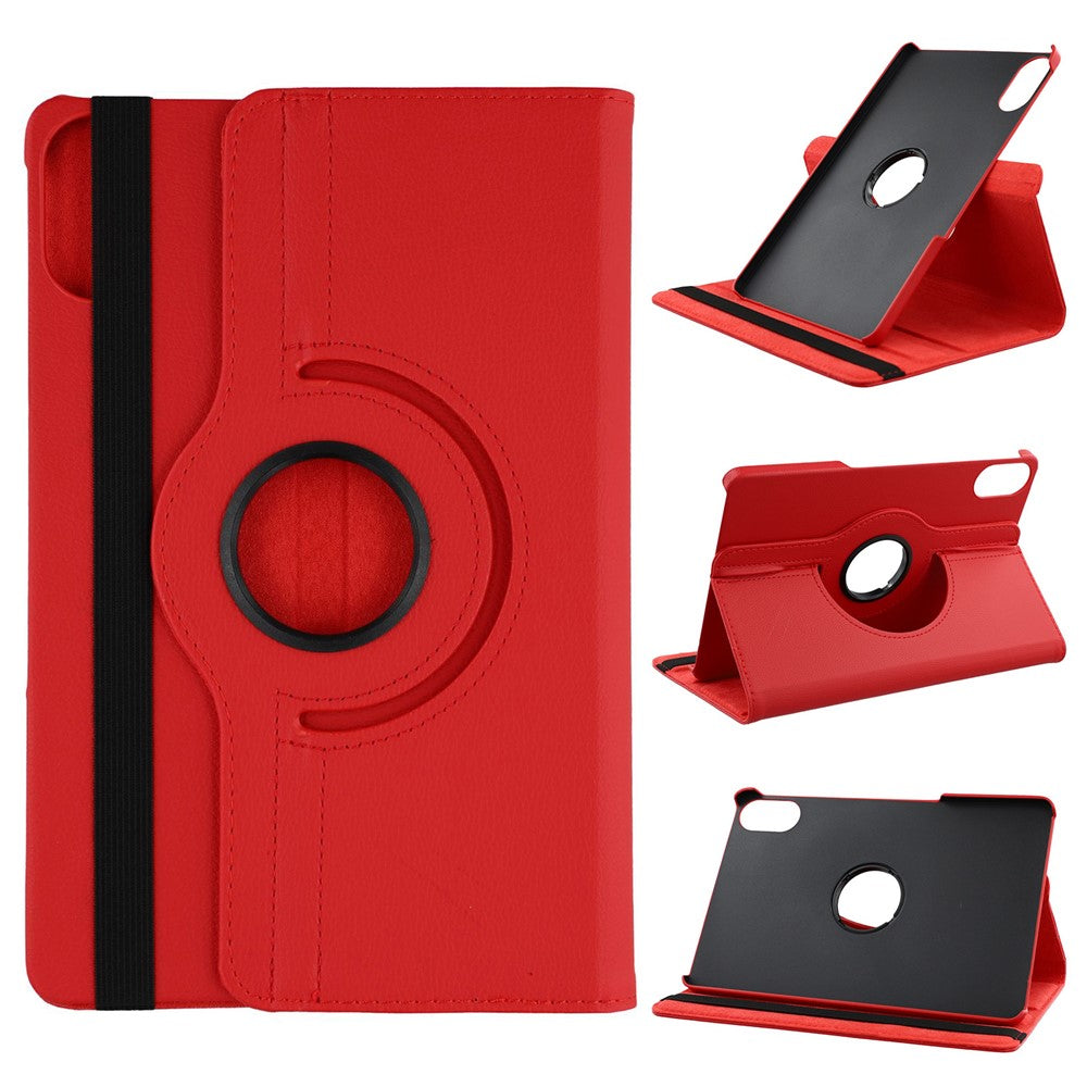 For Xiaomi Redmi Pad 2 Case Rotating Stand PU Leather + PC Tablet Cover with Elastic Band