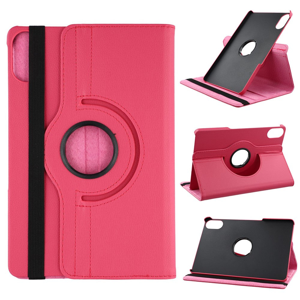 For Xiaomi Redmi Pad 2 Case Rotating Stand PU Leather + PC Tablet Cover with Elastic Band