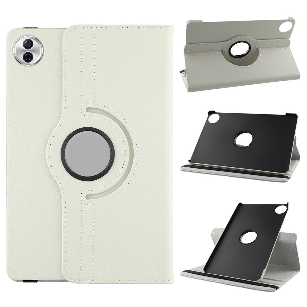 For Honor Pad 10 Case Rotating Stand PU Leather + PC Tablet Cover with Elastic Band