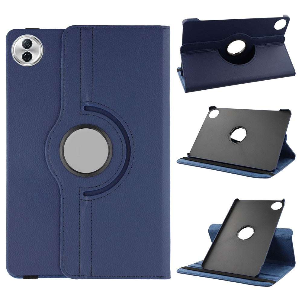 For Honor Pad 10 Case Rotating Stand PU Leather + PC Tablet Cover with Elastic Band