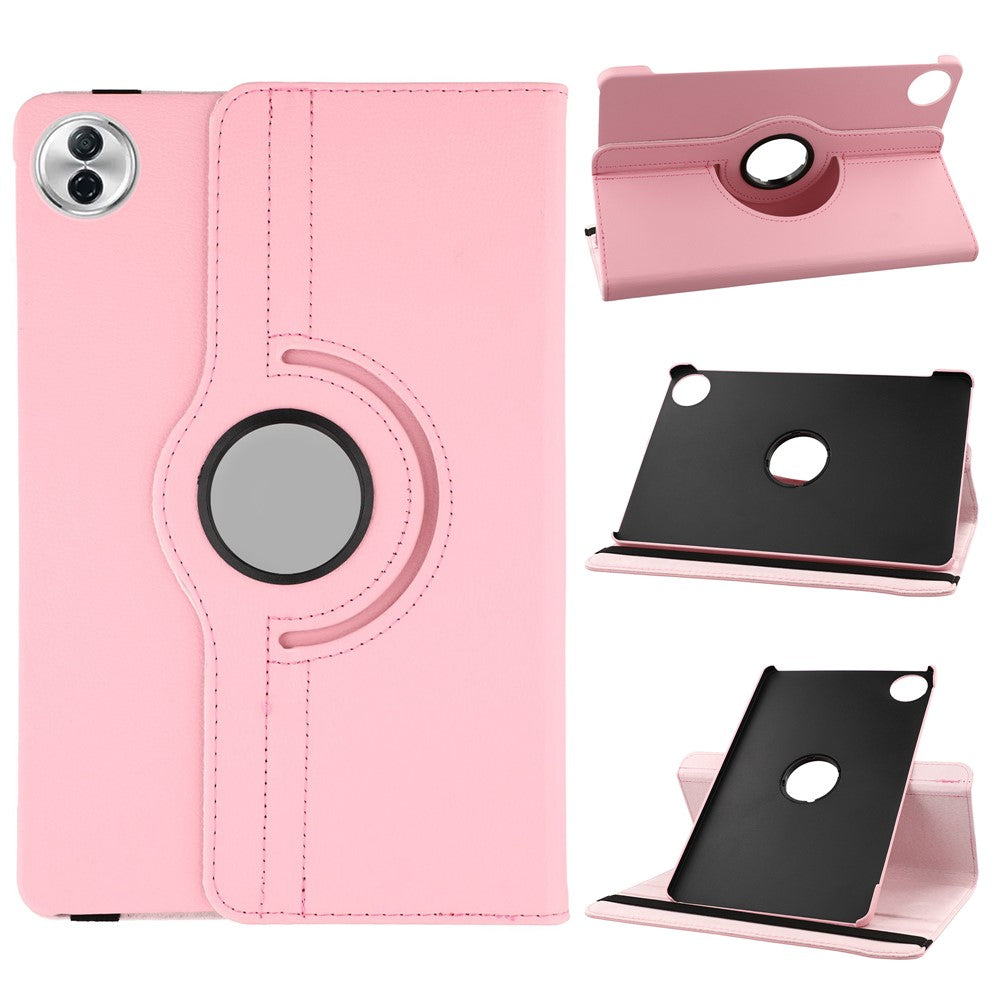 For Honor Pad 10 Case Rotating Stand PU Leather + PC Tablet Cover with Elastic Band
