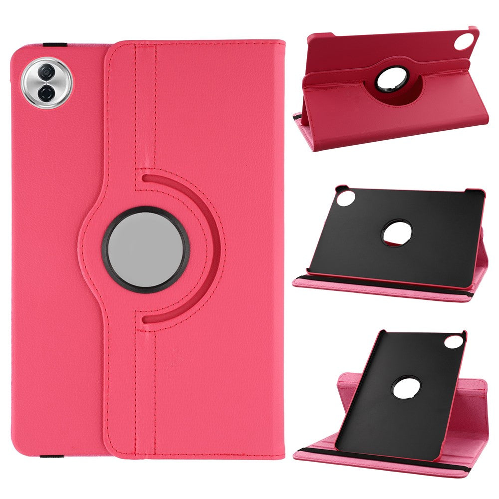 For Honor Pad 10 Case Rotating Stand PU Leather + PC Tablet Cover with Elastic Band