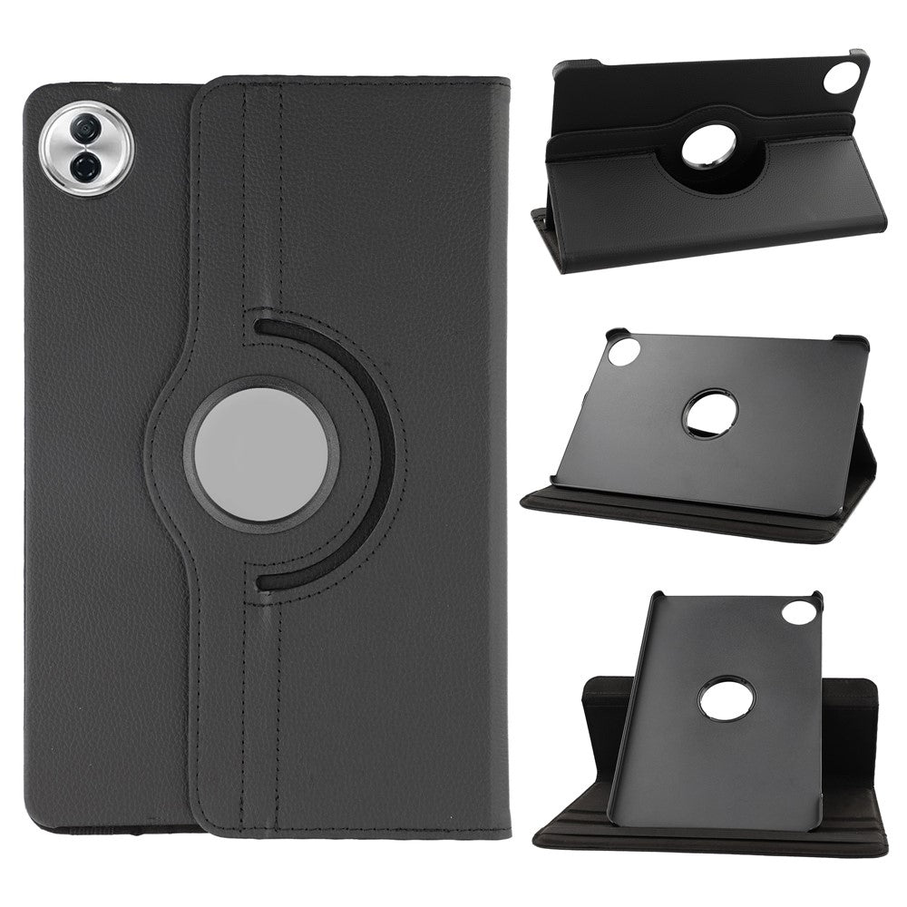For Honor Pad 10 Case Rotating Stand PU Leather + PC Tablet Cover with Elastic Band