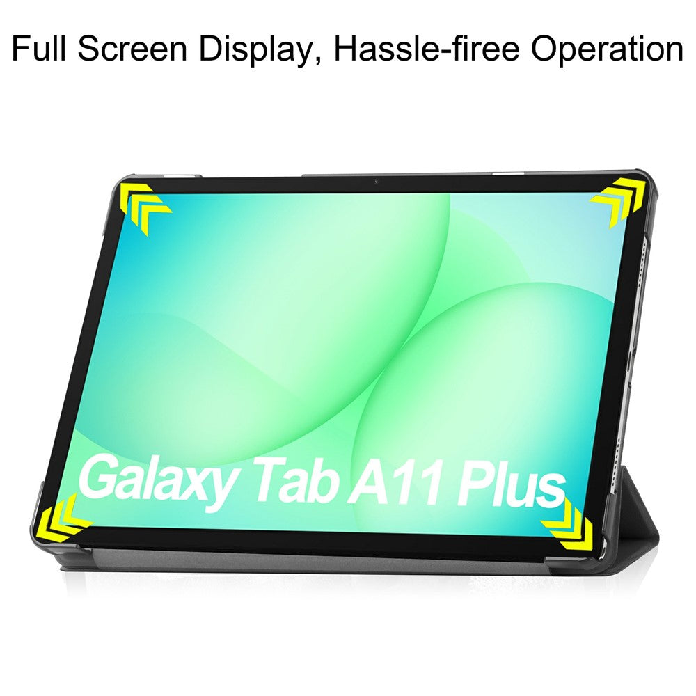 For Samsung Galaxy Tab A11+ / A9+ Case Anti-Drop Leather Stand Tablet Cover