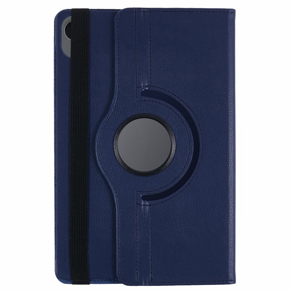 For Samsung Galaxy Tab S11 Case Rotating Stand PU Leather + PC Tablet Cover with Elastic Band