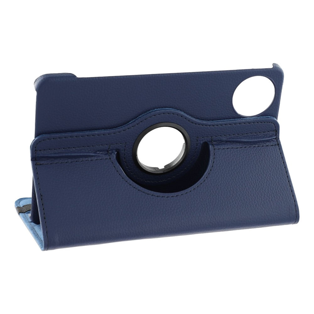 For Huawei MatePad Mini Case Rotating Stand PU Leather + PC Tablet Cover with Elastic Band