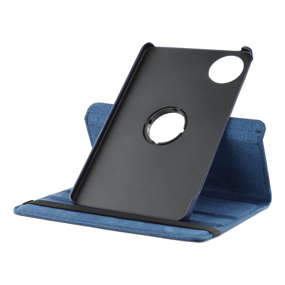 For Huawei MatePad Mini Case Rotating Stand PU Leather + PC Tablet Cover with Elastic Band
