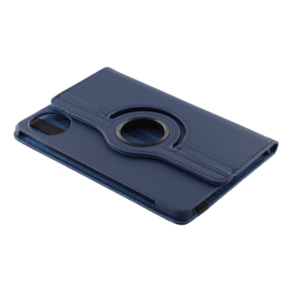 For Huawei MatePad Mini Case Rotating Stand PU Leather + PC Tablet Cover with Elastic Band