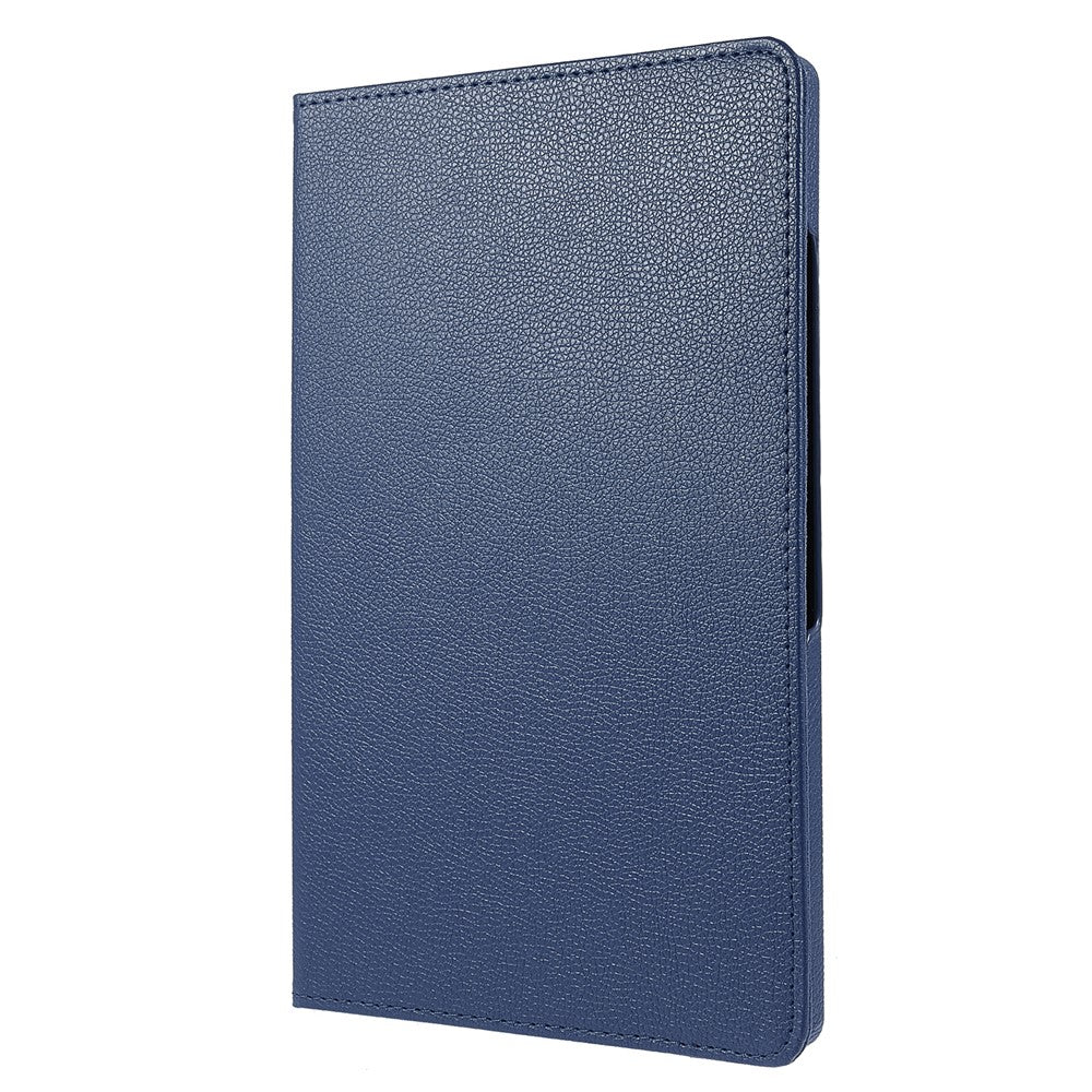 For Samsung Galaxy Tab A11+ Case Rotating Stand PU Leather + PC Tablet Cover with Elastic Band