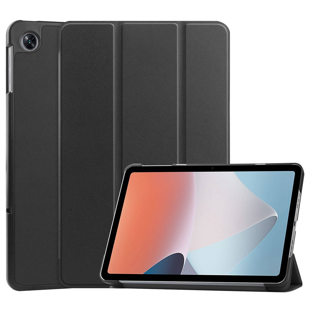 Shockproof Case for Oppo Pad Air PU Leather+PC Protective Case Auto Wake / Sleep Tablet Cover with Trifold Stand