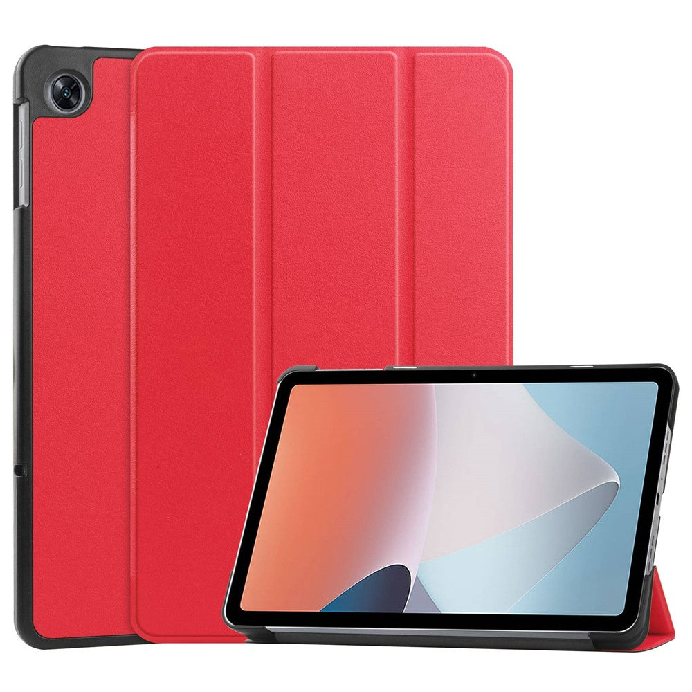 Shockproof Case for Oppo Pad Air PU Leather+PC Protective Case Auto Wake / Sleep Tablet Cover with Trifold Stand