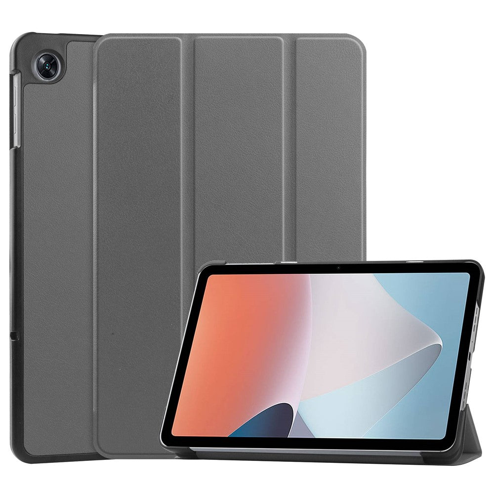 Shockproof Case for Oppo Pad Air PU Leather+PC Protective Case Auto Wake / Sleep Tablet Cover with Trifold Stand