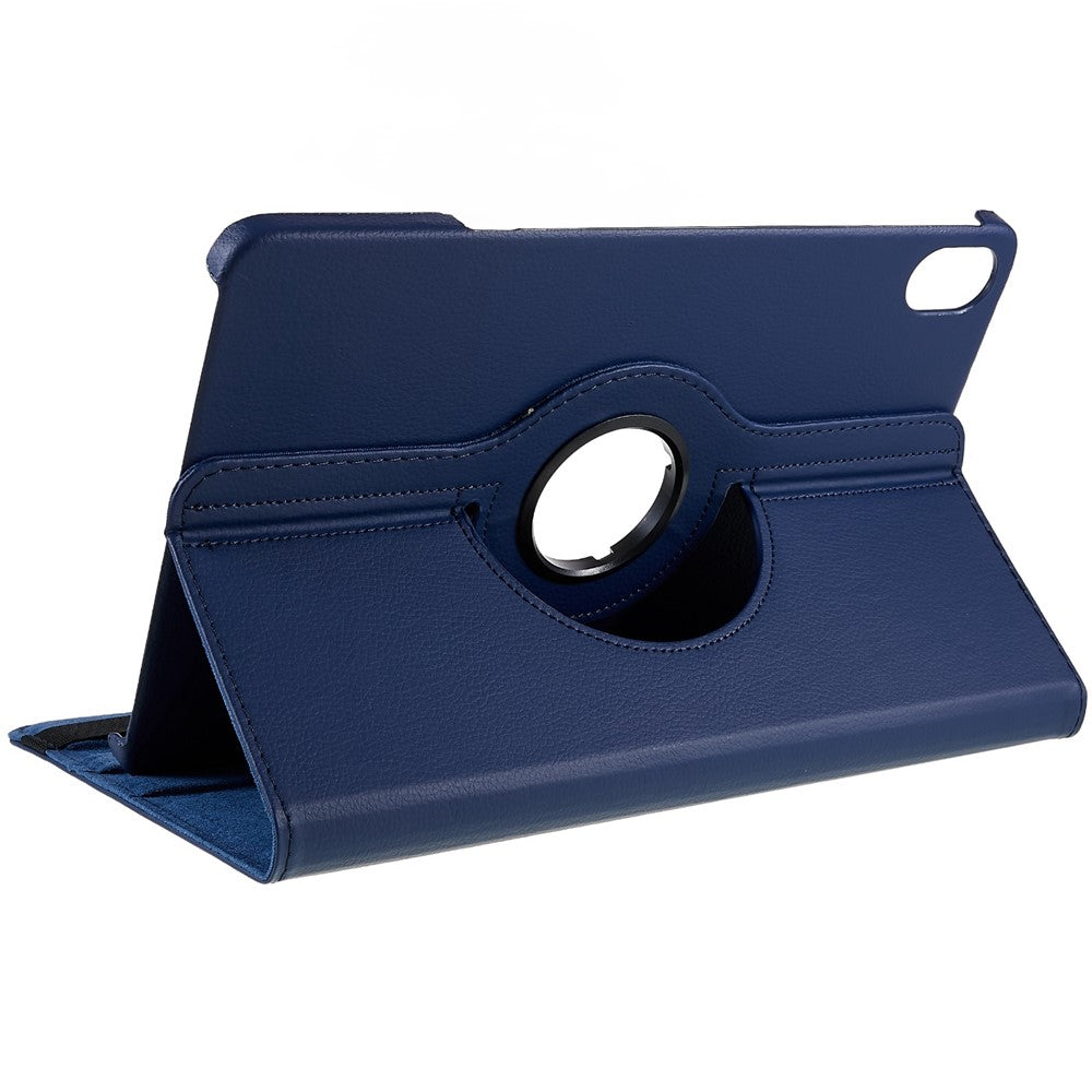 For Honor Pad 8 Drop-proof Anti-shock Leather Tablet Case 360-degree Rotating Protective Cover with Stand