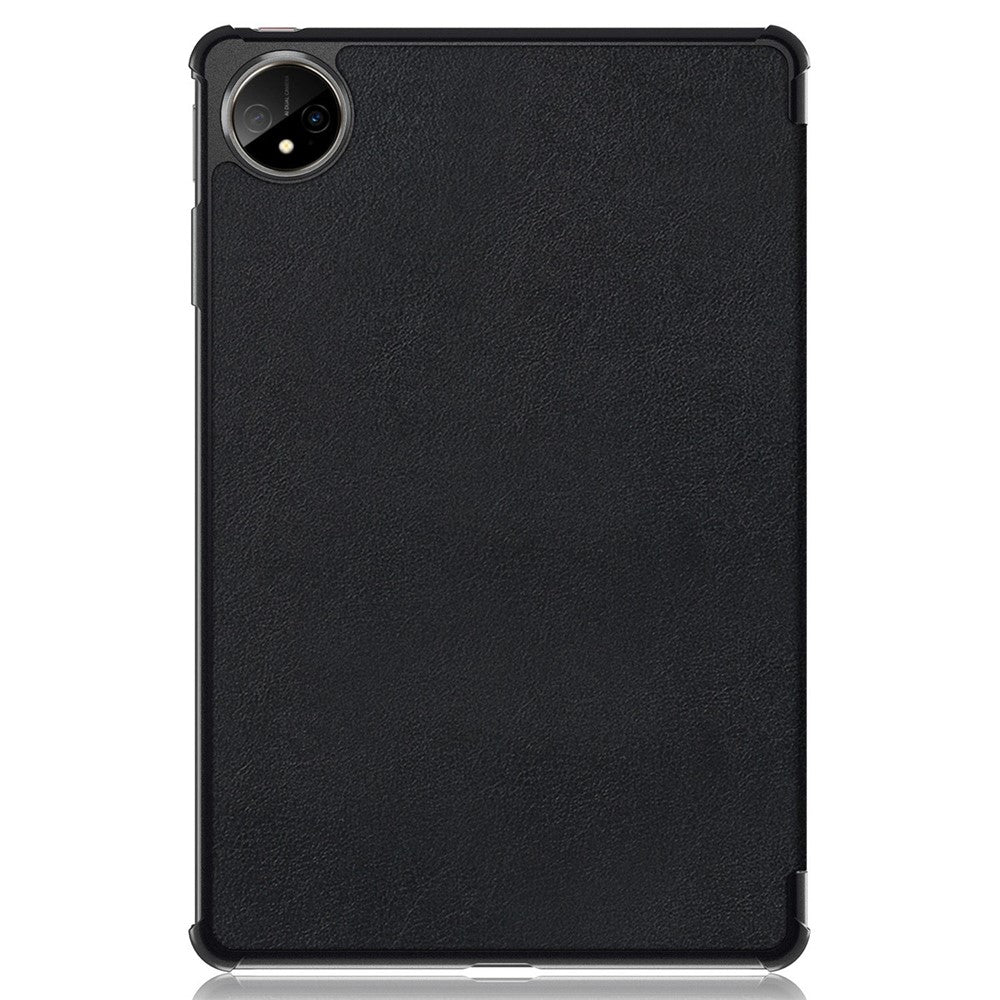 For Huawei MatePad Pro 11 (2022) Protective Case PU Leather Solid Color Folio Flip Cover Tri-fold Stand Tablet Protector with Auto Wake  /  Sleep