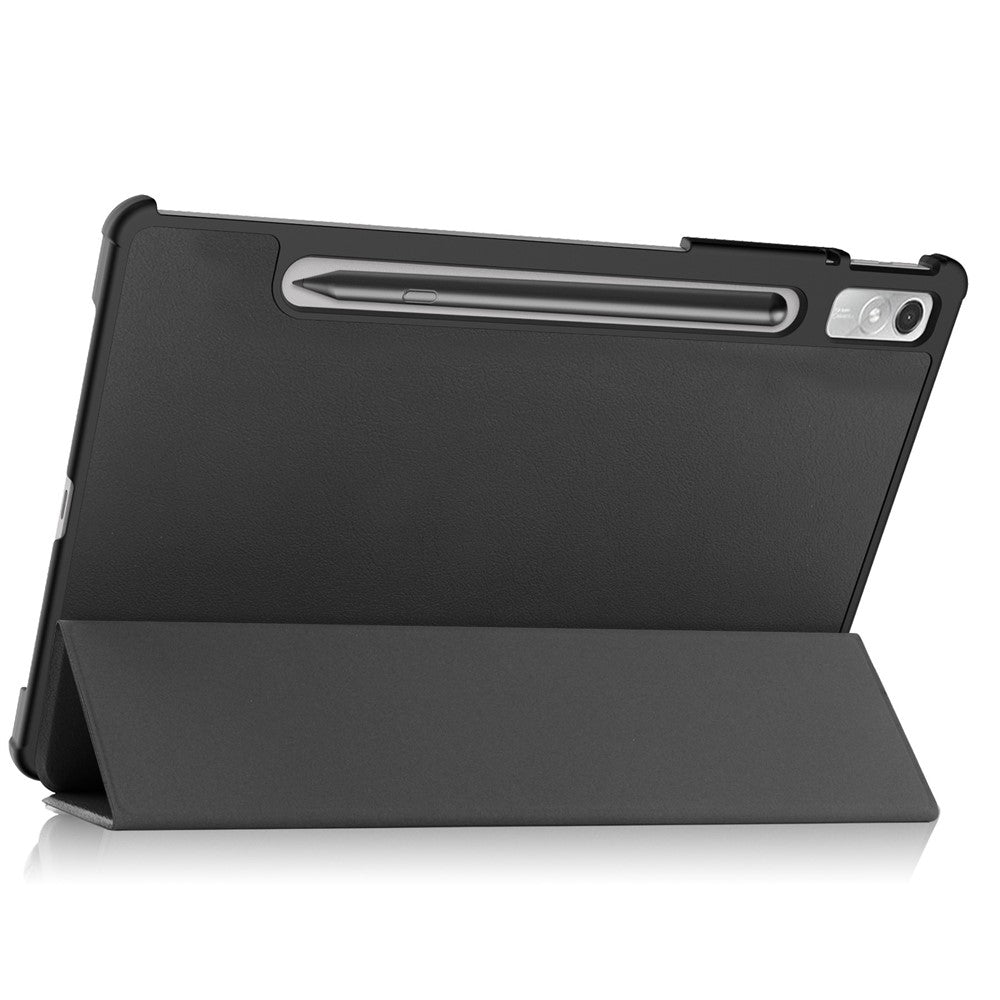 For Lenovo Tab P11 Pro Gen 2 Tri-fold Stand PU Leather Tablet Case Auto Wake / Sleep Function Drop-proof Cover