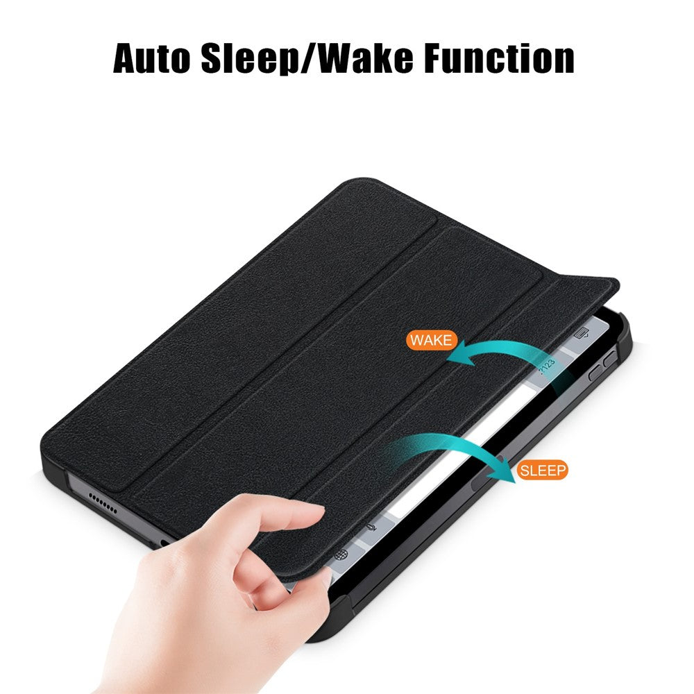 For iPad (2025)/10.9 (2022) PU Leather Tablet Case Trifold Stand Full Protection Tablet Cover