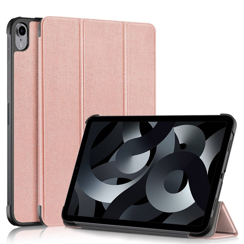 For iPad (2025)/10.9 (2022) PU Leather Tablet Case Trifold Stand Full Protection Tablet Cover