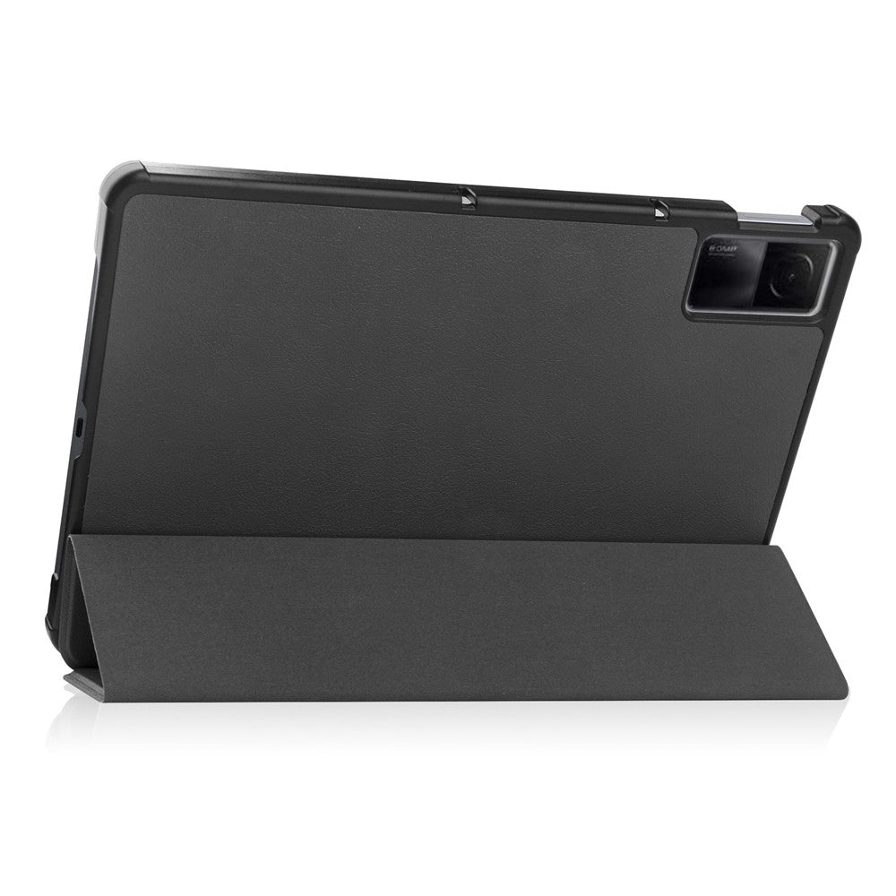 For Xiaomi Redmi Pad PU Leather Trifold Stand Cover Auto Sleep / Wake Protective Shell