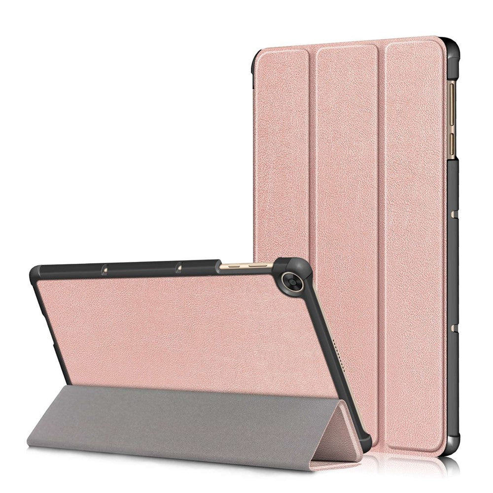 For Honor Pad X8 / X8 Lite / Huawei MatePad T 10 PU Leather Trifold Stand Cover Anti-drop Tablet Protective Case