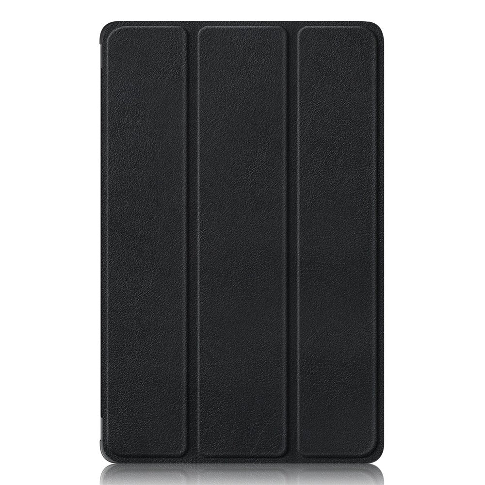 For Lenovo Tab P11 Gen 2 Solid Color PU Leather Tablet Case Tri-fold Stand Auto Wake  /  Sleep Smart Cover