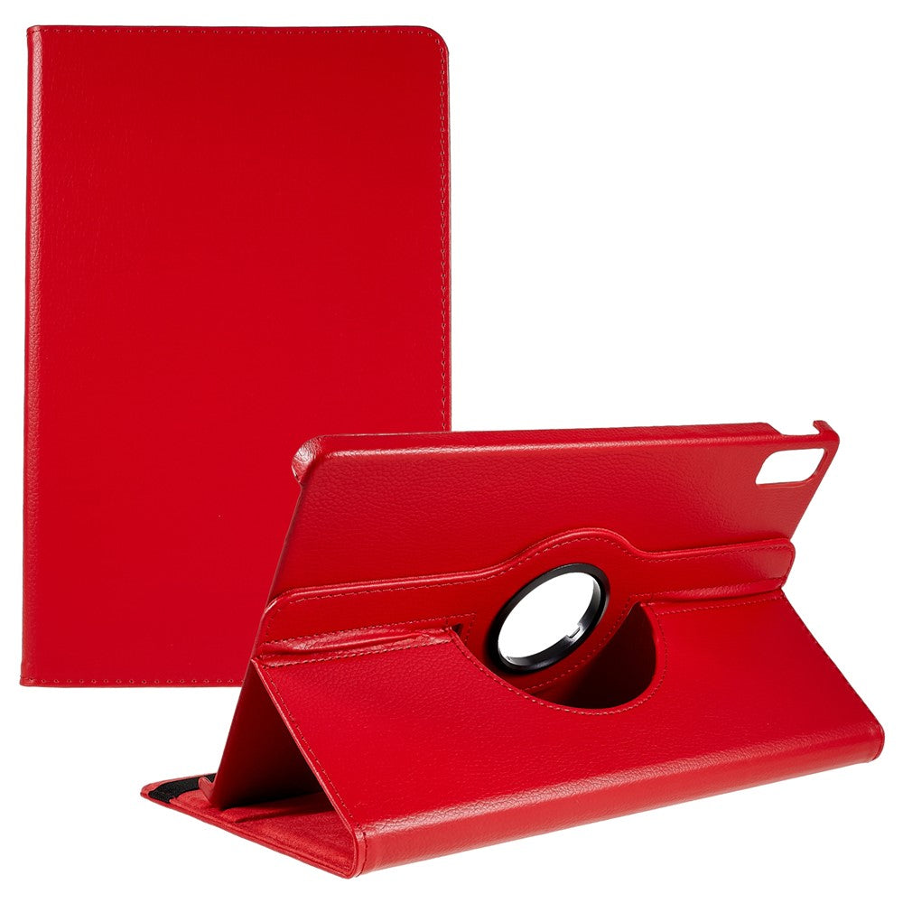 For Lenovo Tab P11 Gen 2 Rotary Tablet Case Stand PU Leather Drop-Proof Tablet Cover with Elastic Band