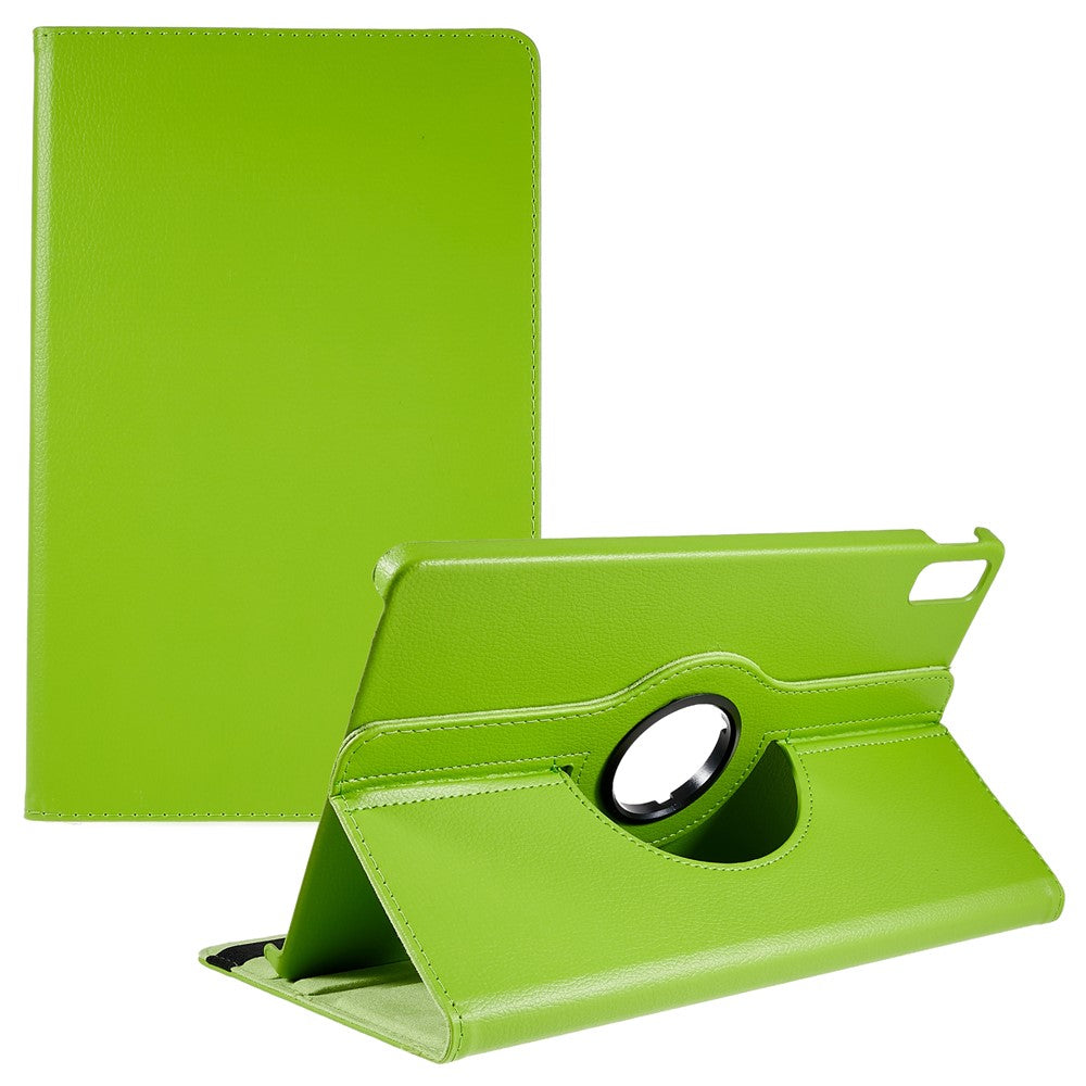 For Lenovo Tab P11 Gen 2 Rotary Tablet Case Stand PU Leather Drop-Proof Tablet Cover with Elastic Band
