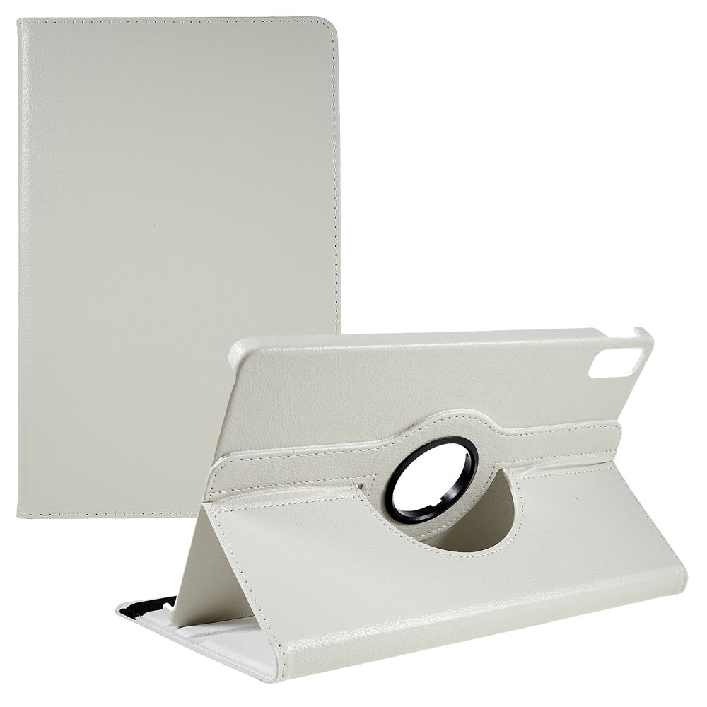 For Lenovo Tab P11 Gen 2 Rotary Tablet Case Stand PU Leather Drop-Proof Tablet Cover with Elastic Band