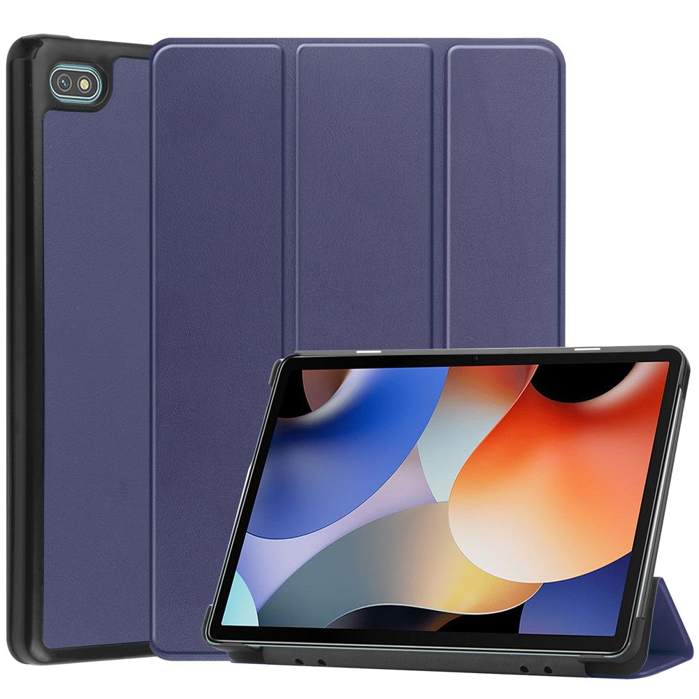 For Blackview Oscal Pad 10 Tri-fold PU Leather Tablet Case Stand Auto Wake / Sleep Anti-scratch Tablet Cover