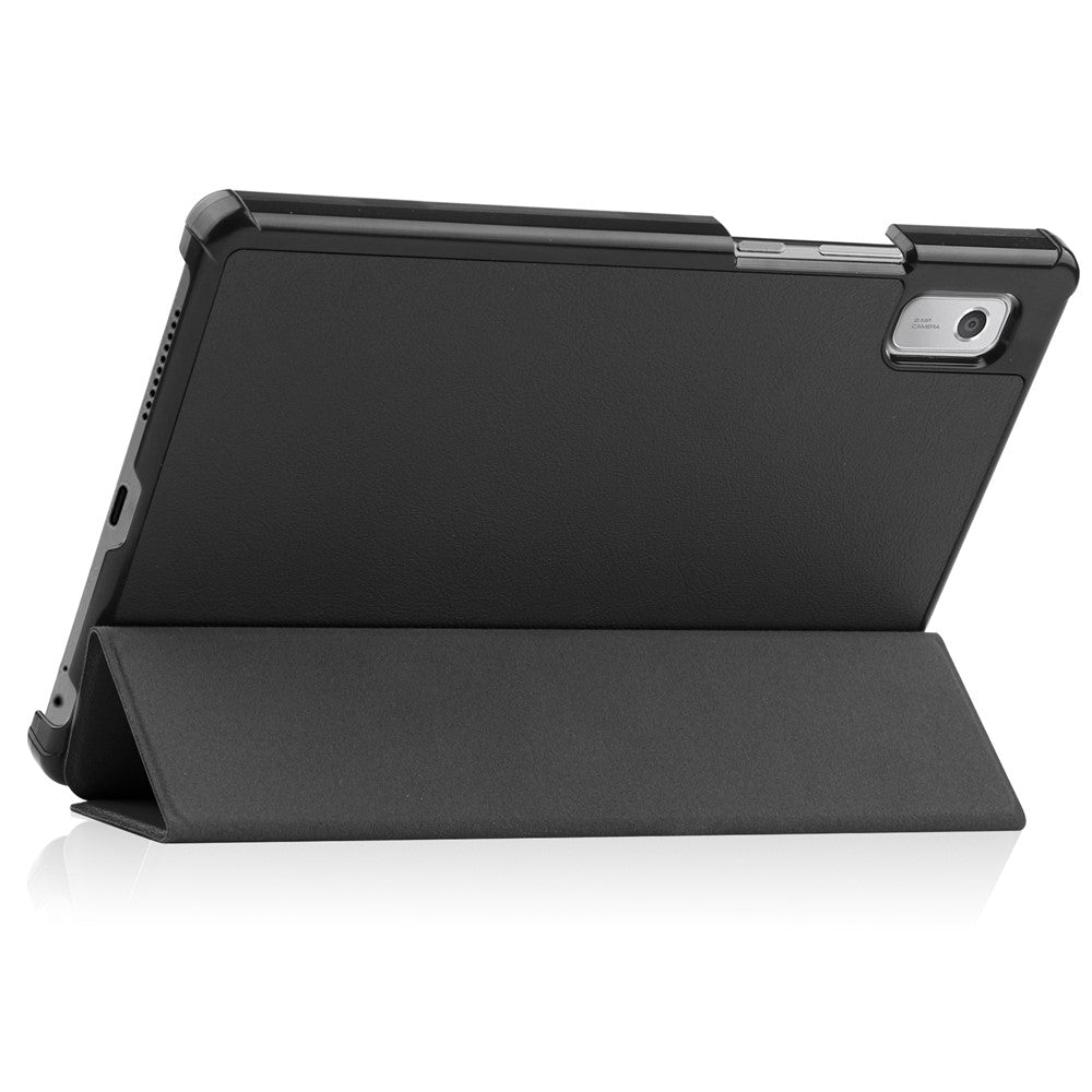 For Lenovo Tab M9 TB-310FU Anti-scratch PU Leather Tablet Case Tri-fold Stand Protective Cover